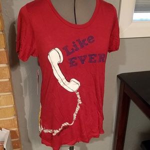 New Taylor Swift 'Like Ever' t shirt red